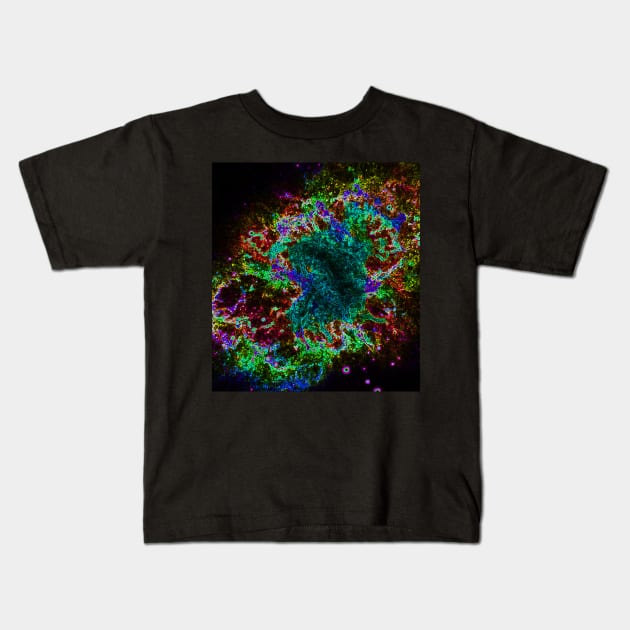 Black Panther Art - Glowing Edges 84 Kids T-Shirt by The Black Panther